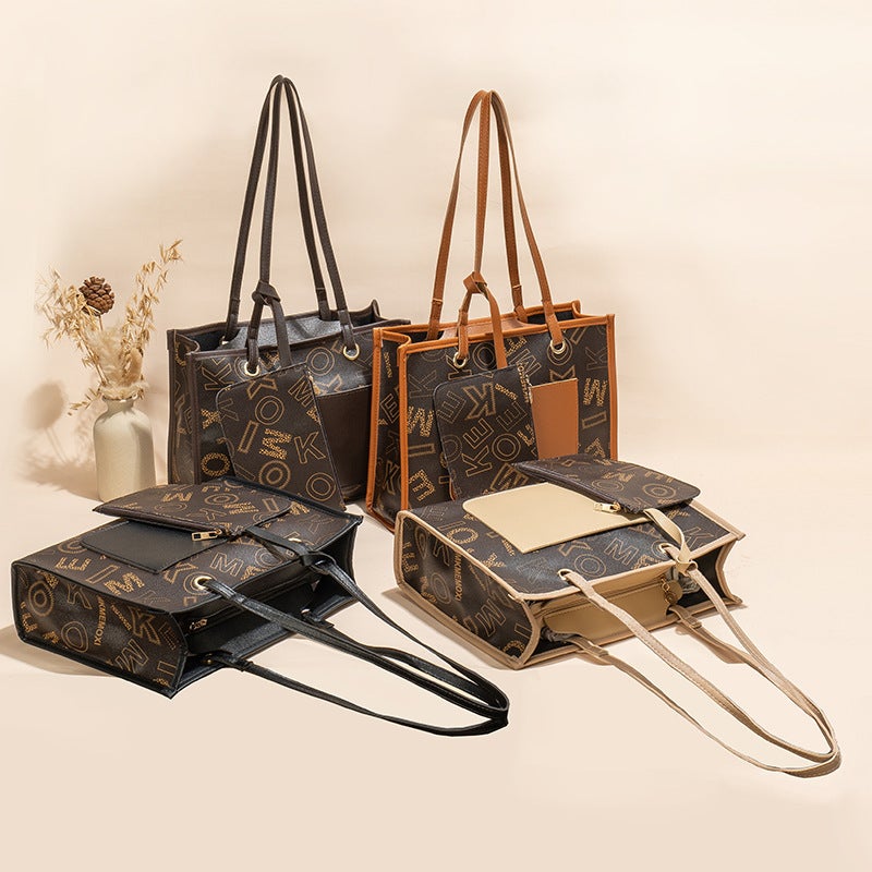 Bag Large Capacity Women'S Bag 2023Ladies Hand Bags Vintage Tote Bag Trendy Printed Shoulder Bag For Women - Image 2